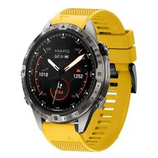 Per cinturino in silicone a sgancio rapido Garmin MARQ Adventurer Gen 2 da 22 mm (giallo)