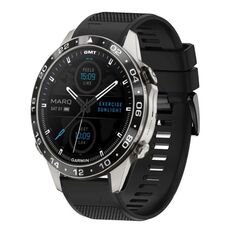 Per cinturino in silicone a sgancio rapido Garmin MARQ Aviator Gen 2 da 22 mm (nero)