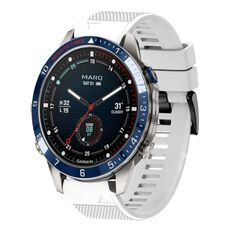 Per cinturino in silicone a sgancio rapido Garmin MARQ Captain Gen 2 da 22 mm (bianco)