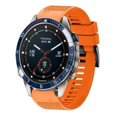 Per cinturino in silicone a sgancio rapido Garmin MARQ Captain Gen 2 da 22 mm (arancione)