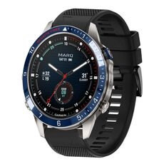 Per cinturino in silicone a sgancio rapido Garmin MARQ Captain Gen 2 da 22 mm (nero)