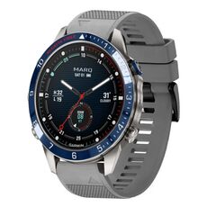 Per cinturino in silicone a sgancio rapido Garmin MARQ Captain Gen 2 da 22 mm (grigio)