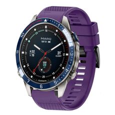 Per cinturino in silicone a sgancio rapido Garmin MARQ Captain Gen 2 da 22 mm (viola)