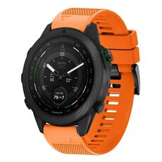 Per cinturino in silicone a sgancio rapido Garmin MARQ Golfer Gen 2 da 22 mm (arancione)