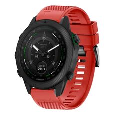Per cinturino in silicone a sgancio rapido Garmin MARQ Golfer Gen 2 da 22 mm (rosso)