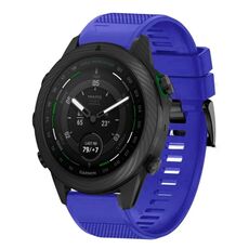 Per cinturino in silicone a sgancio rapido Garmin MARQ Golfer Gen 2 da 22 mm (blu scuro)
