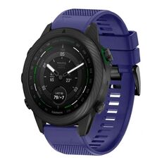 Per cinturino in silicone a sgancio rapido Garmin MARQ Golfer Gen 2 da 22 mm (blu notte)