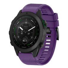 Per cinturino in silicone a sgancio rapido Garmin MARQ Golfer Gen 2 da 22 mm (viola)