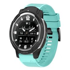 Per cinturino in silicone a sgancio rapido Garmin Instinct Crossover da 22 mm (verde menta)