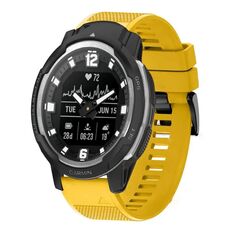 Per cinturino in silicone a sgancio rapido Garmin Instinct Crossover da 22 mm (giallo)