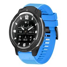 Per cinturino in silicone a sgancio rapido Garmin Instinct Crossover da 22 mm (blu cielo)