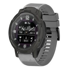 Per cinturino in silicone a sgancio rapido Garmin Instinct Crossover Solar da 22 mm (grigio)