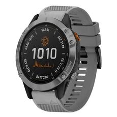 Per cinturino in silicone a sgancio rapido Garmin Fenix 7 da 22 mm (grigio)
