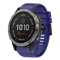 Per cinturino in silicone a sgancio rapido Garmin Fenix 7 da 22 mm (blu notte)