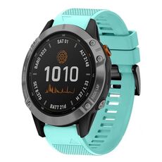 Per cinturino in silicone a sgancio rapido Garmin Fenix 7 Solar da 22 mm (verde menta)