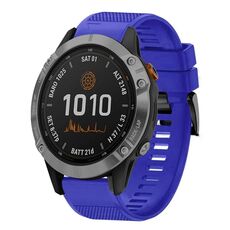 Per cinturino in silicone a sgancio rapido Garmin Fenix 7 Solar da 22 mm (blu scuro)