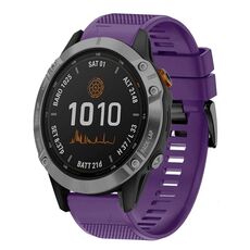 Per cinturino in silicone a sgancio rapido Garmin Fenix 7 Solar da 22 mm (viola)