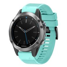 Per cinturino in silicone a sgancio rapido Garmin Quatix 5 da 22 mm (verde menta)