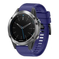 Per cinturino in silicone a sgancio rapido Garmin Quatix 5 da 22 mm (blu notte)