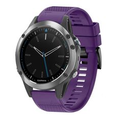 Per cinturino in silicone a sgancio rapido Garmin Quatix 5 da 22 mm (viola)