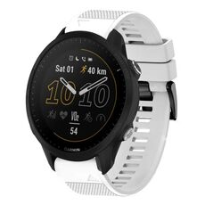 Per cinturino in silicone a sgancio rapido Garmin Forerunner 955 da 22 mm (bianco)