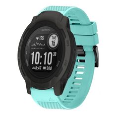Per cinturino in silicone a sgancio rapido Garmin Instinct 2 da 22 mm (verde menta)