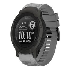 Per cinturino in silicone a sgancio rapido Garmin Instinct 2 da 22 mm (grigio)