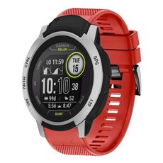 Per cinturino in silicone a sgancio rapido Garmin Instinct da 22 mm (rosso)