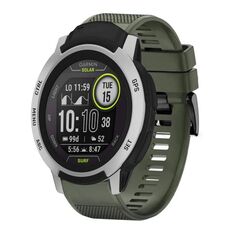 Per cinturino in silicone a sgancio rapido Garmin Instinct da 22 mm (verde militare)