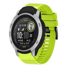 Per cinturino in silicone a sgancio rapido Garmin Instinct da 22 mm (verde lime)