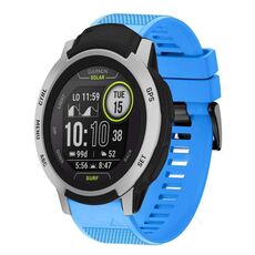 Per cinturino in silicone a sgancio rapido Garmin Instinct da 22 mm (blu cielo)