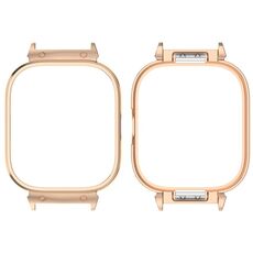 Per Redmi Watch 4 Custodia protettiva per orologio con struttura in metallo (oro rosa)