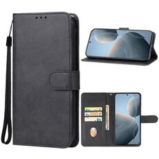 Per la custodia in pelle del telefono Xiaomi Redmi K70E (nera)