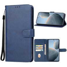 Per la custodia in pelle del telefono Xiaomi Redmi K70E (blu)