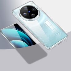 Per vivo X100 Pro Armor Custodia rigida in TPU trasparente per PC (trasparente)