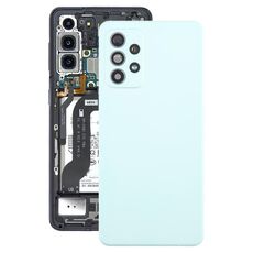 Per Samsung Galaxy A52 5G / A52 4G Cover posteriore batteria con copriobiettivo fotocamera (verde)