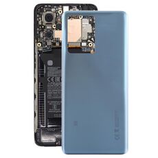 Per Xiaomi Redmi Note 12 Discovery / Redmi Note 12 Explorer Cover posteriore batteria in materiale vetro OEM (blu)