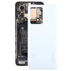 Per Xiaomi Redmi Note 12 Discovery / Redmi Note 12 Explorer Cover posteriore batteria in materiale vetro OEM (bianco)