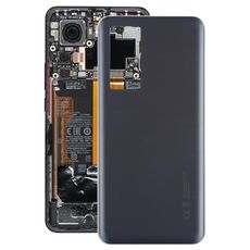 Per Xiaomi 12T Pro OEM Materiale in vetro Cover posteriore batteria (nero)