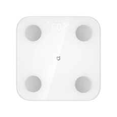 Bilancia per grasso corporeo originale Xiaomi Mijia Smart Home S400 BT5.0 Display a LED Misurazione a doppia frequenza (bianco)