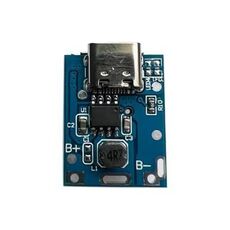 Modulo di alimentazione step-up convertitore boost 5V Scheda di protezione ricarica batteria al litio Display a LED per caricabatterie fai-da-te 134N3P, Interfaccia: Tipo-C