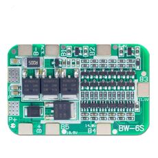 Scheda di protezione batteria al litio 18650 a 6 corde 22/24 V
