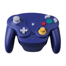 Per NGC Gamepad 2.4G Gamepad wireless compatibile con Wii (blu)