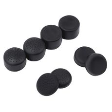 8 pezzi/set per PS5/PS4 Silicone Joystick Cap Booster Cap Gamepad Rocker Custodia protettiva (Nero)