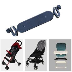 Accessori per passeggino Poggiapiedi regolabile Pedana per seggiolone (nero)