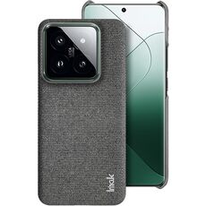 Per Xiaomi 14 Pro 5G serie imak Ruiyi Texture in tessuto PU + custodia per telefono PC (grigio scuro)