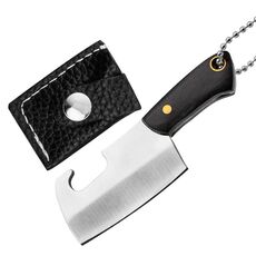 Accessorio pendente Express per rimozione portatile portachiavi mini coltello con fondina, modello: coltello apribottiglie