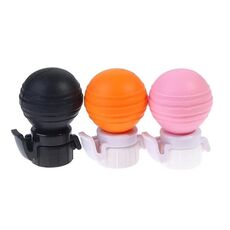 Tappo gonfiabile per bottiglia di Coca-Cola con coperchio per conservare la freschezza delle bevande gassate con sfera in silicone da 7 x 4 cm (consegna casuale a colori)