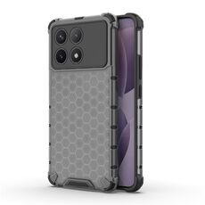 Per Redmi K70 Pro Custodia antiurto per telefono a nido d'ape (nera)