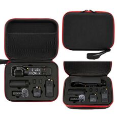 Per DJI Osmo Pocket 3 Borsa portaoggetti Borsa per fotocamera tascabile (guscio nero interno nero)
